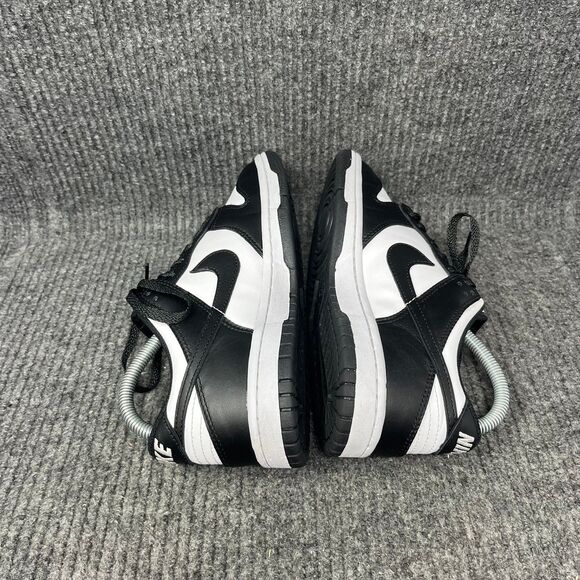 Nike Dunk Low Retro Panda White Black Shoes Womens 7 (5.5Y) CW1590-100 - Picture 5 of 8